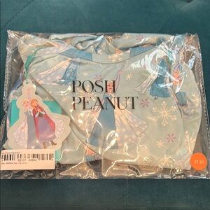 Posh Peanut Frozen Elsa Ruffled Top
